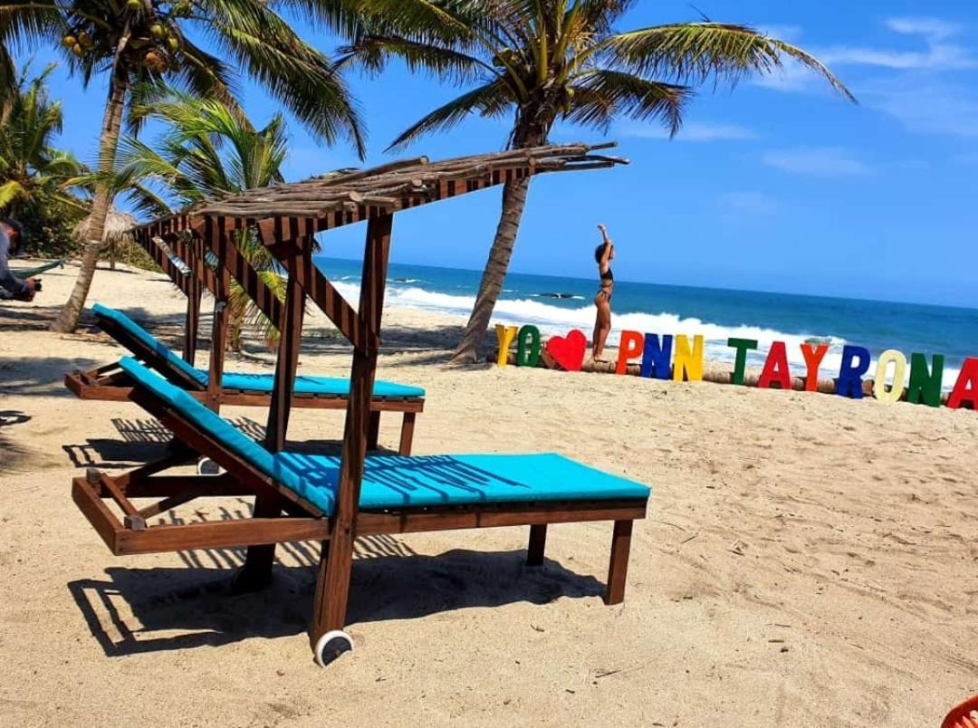לינה וארוחת בוקר אל סאינו Camping Castilletes Parque Tayrona מראה חיצוני תמונה