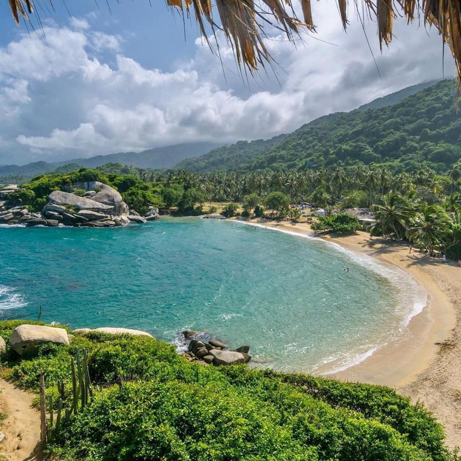 לינה וארוחת בוקר אל סאינו Camping Castilletes Parque Tayrona מראה חיצוני תמונה